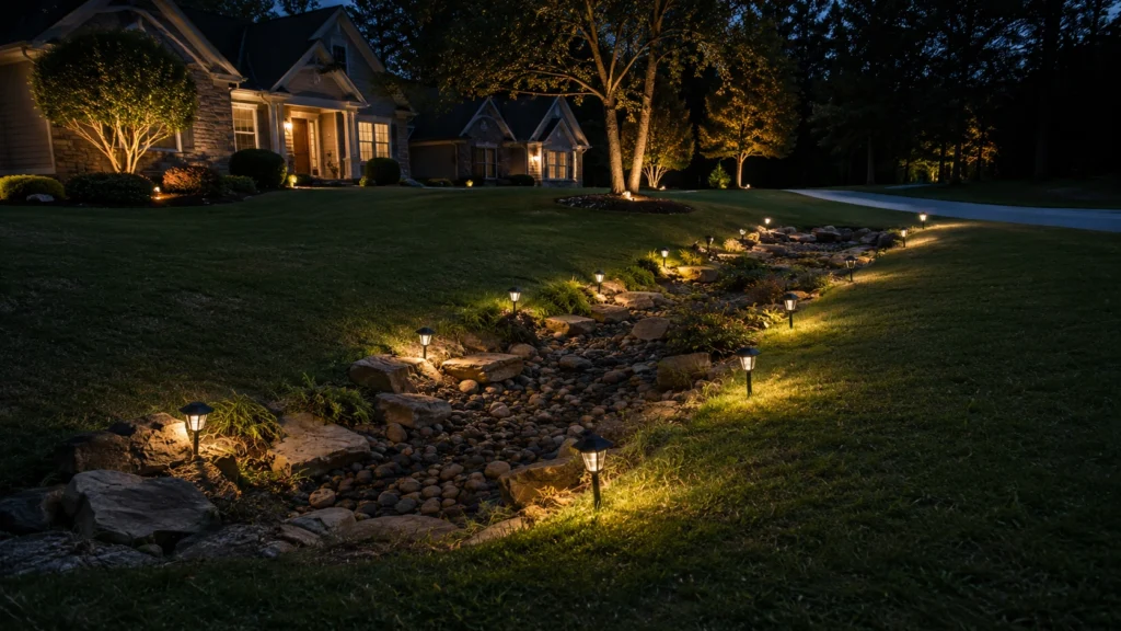 29. Solar Light Border