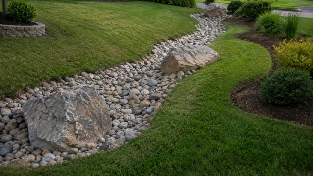 4. Layered Stone Creek Bed