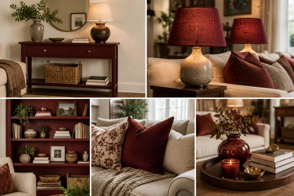 Small-Budget Cherry Living Room Makeover Ideas