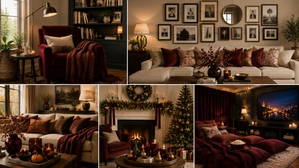 Cozy Cherry Living Room Styling Ideas for Every Season