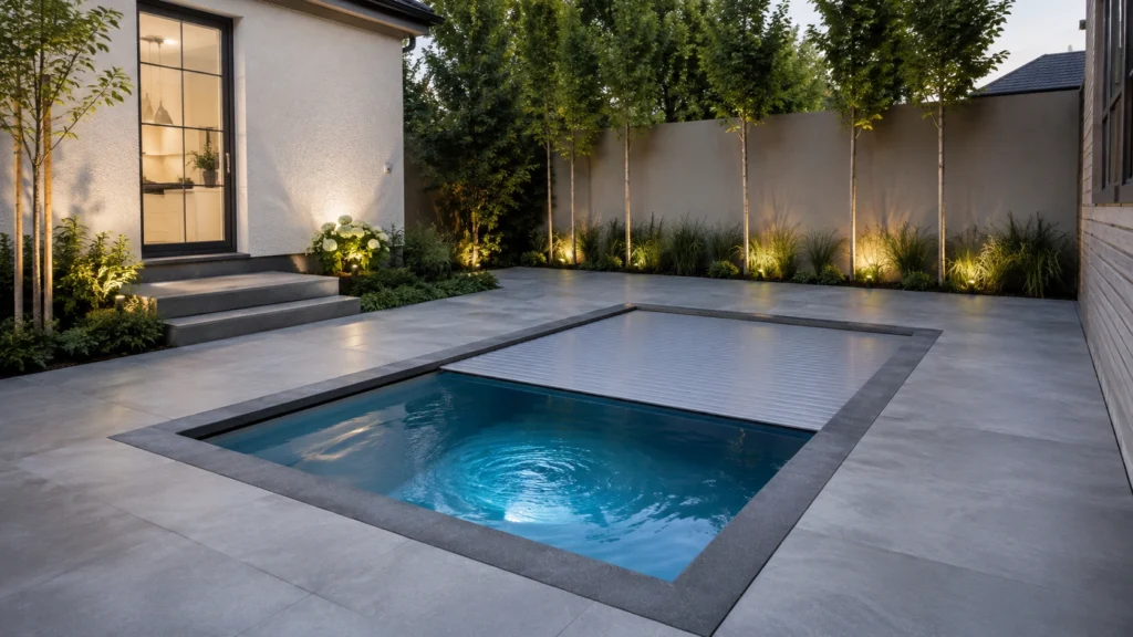 22. Micro Pool With a Built-In Automatic Cover