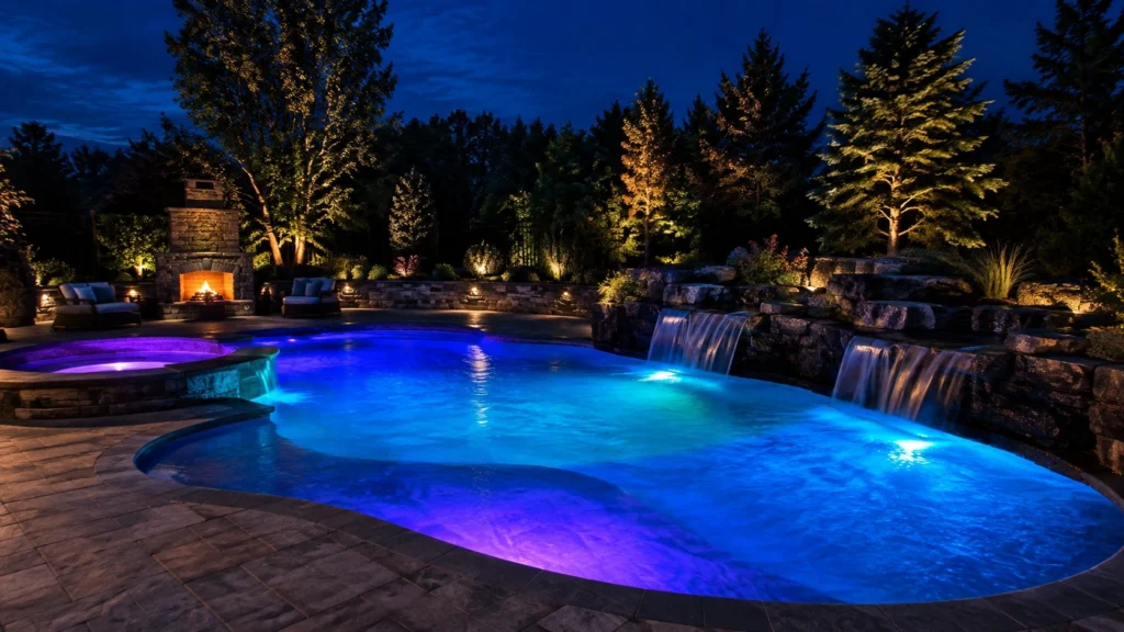 29. Underwater LED Lighting With Color-Changing Options