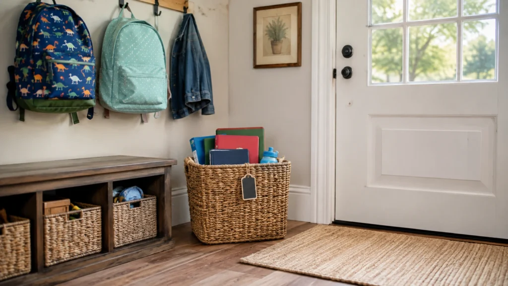 36. Outgoing Basket for Items That Must Leave the House