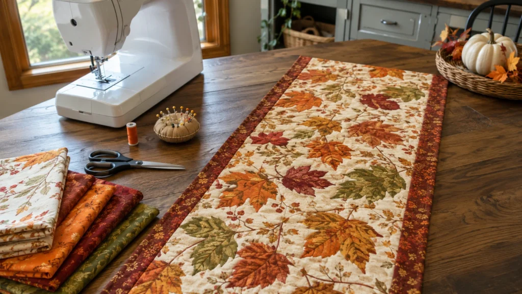 17. Fall Table Runner Sewing