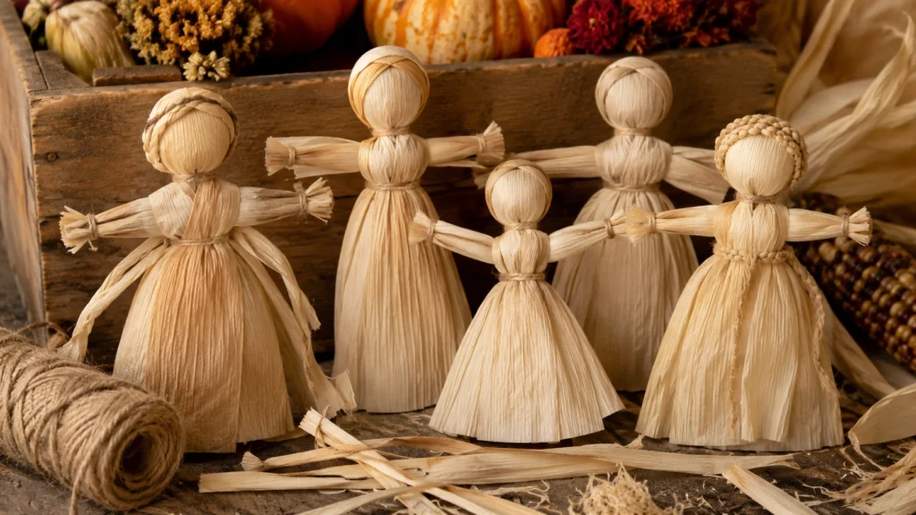 15. Corn Husk Dolls