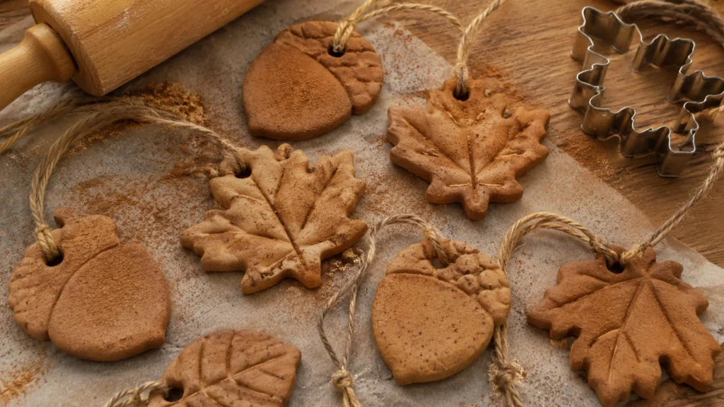 9. Cinnamon Salt Dough Ornaments