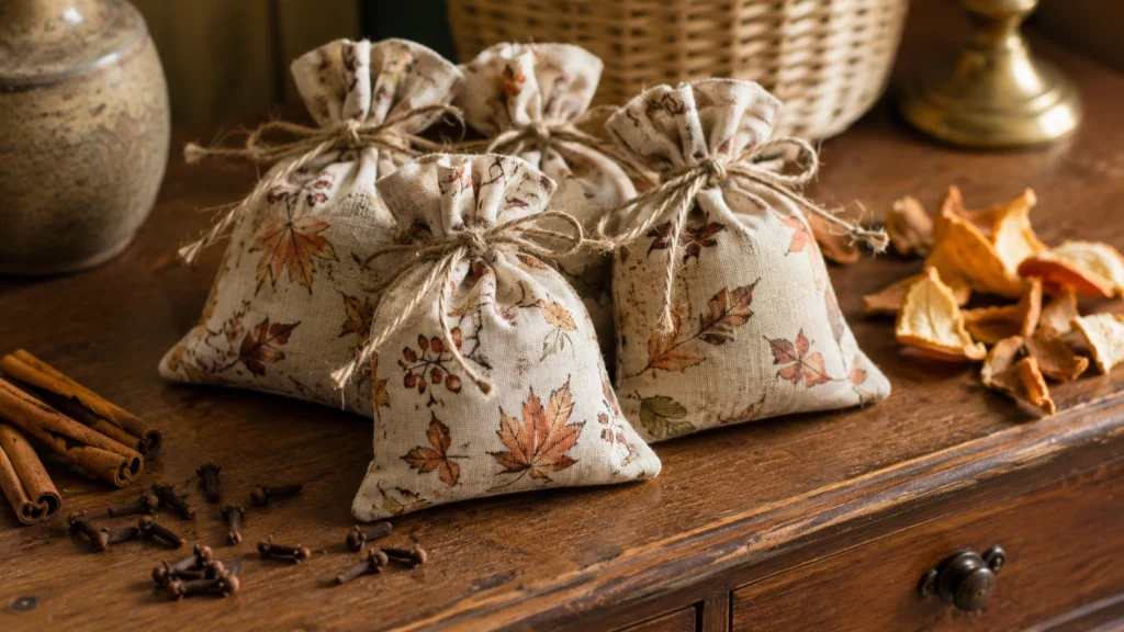 4. Fall Scented Sachets