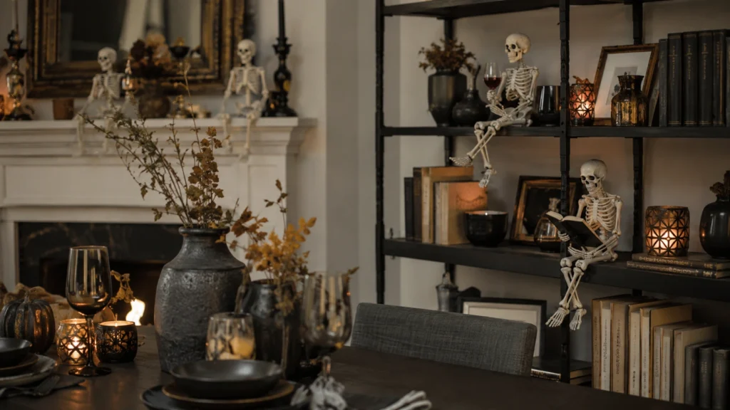 10. Dollar Store Skeleton Accents