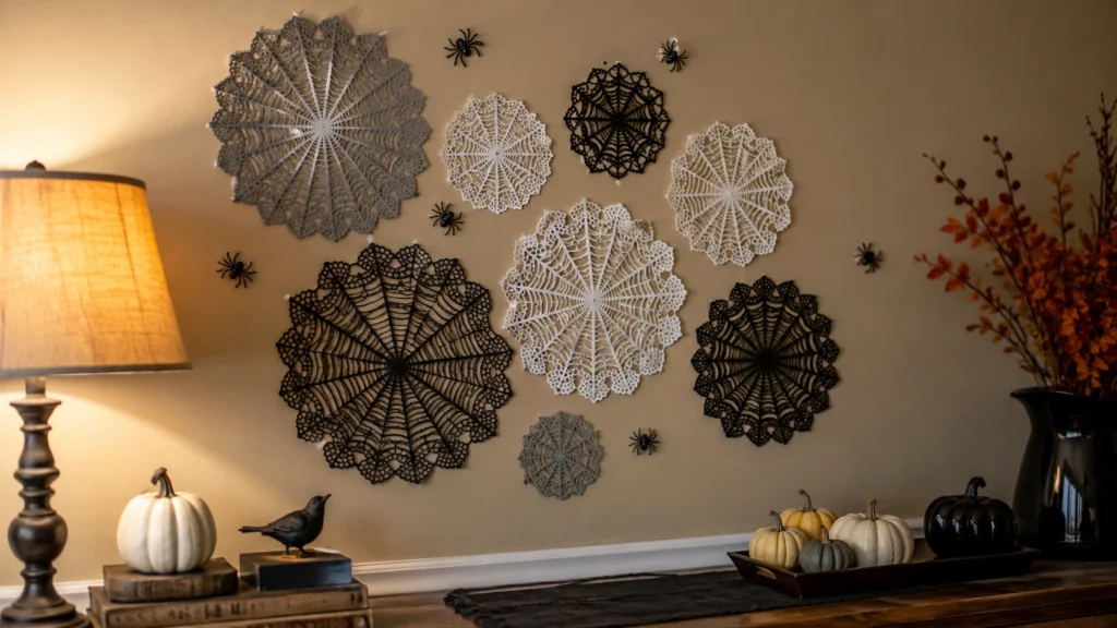 22. Spiderweb Doily Wall Art
