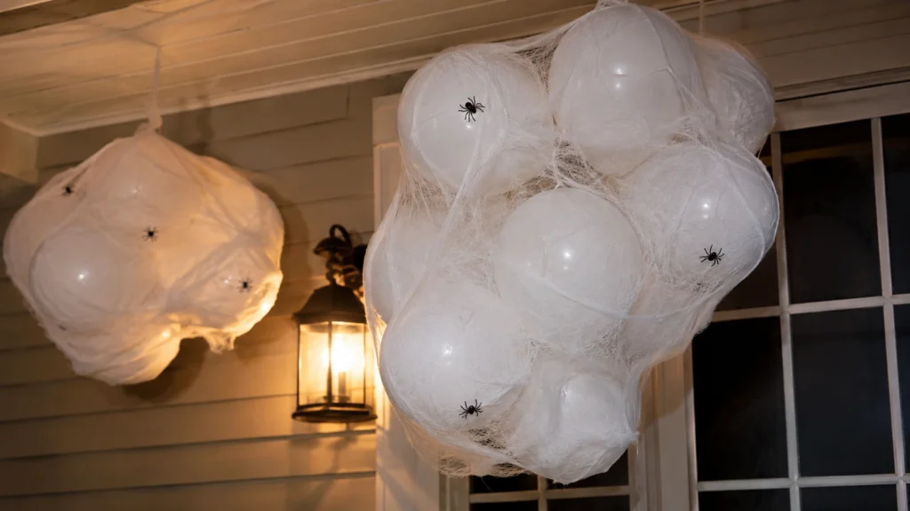 6. Balloon Spider Webs