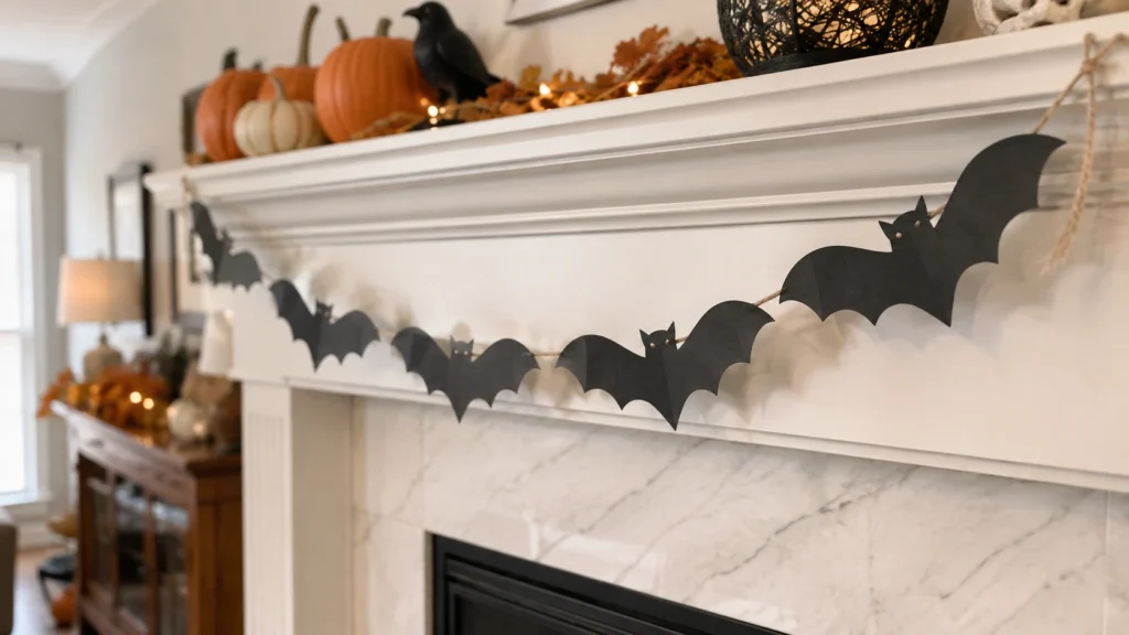 3. Paper Bat Garland