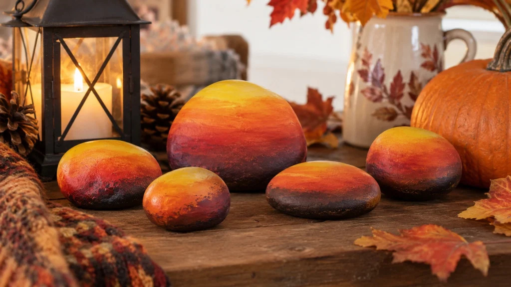 28. Fall Color Gradient Rocks