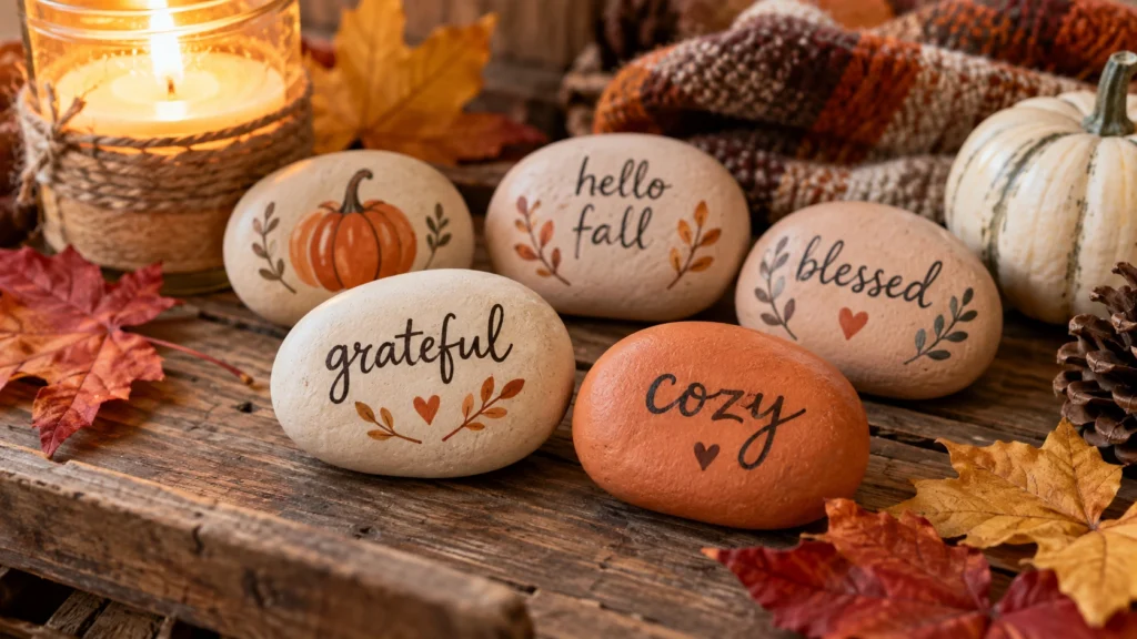 27. Fall Quote Rocks