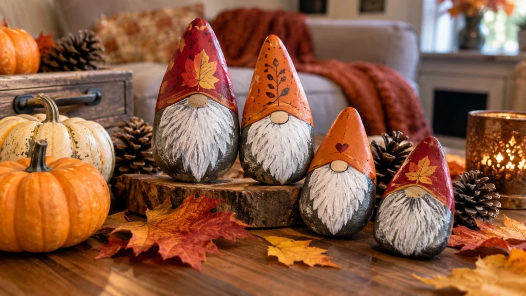 24. Fall Gnome Rocks