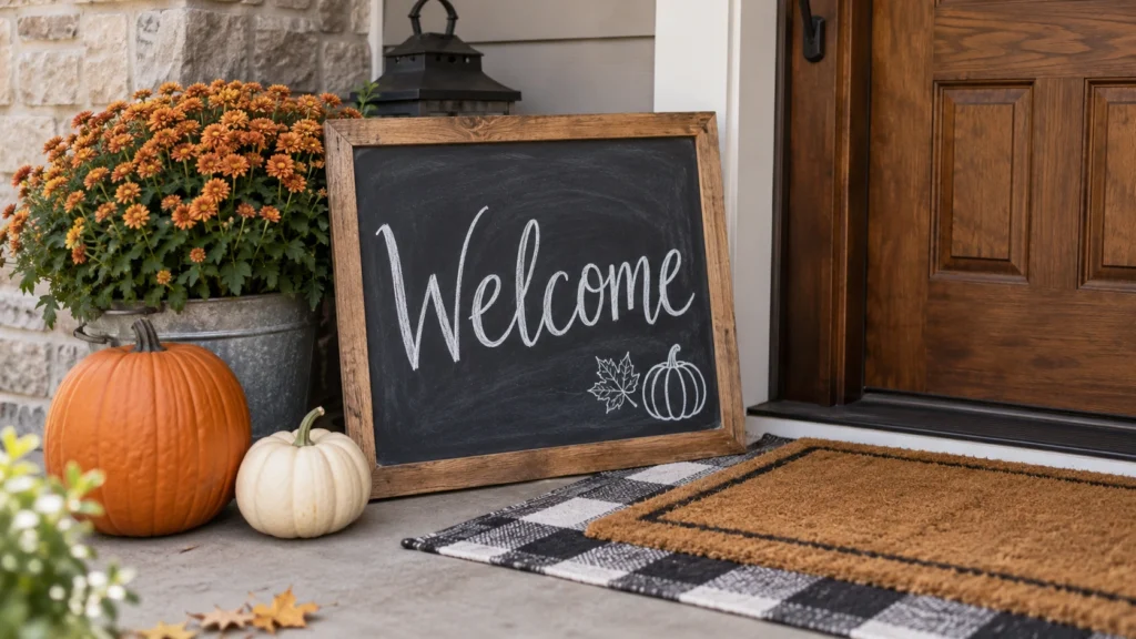 1. Welcome Fall Sign Fall Chalkboard Ideas