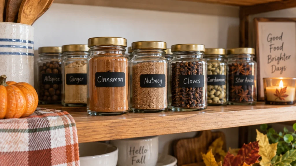 11. Spice Rack Chalkboard Labels