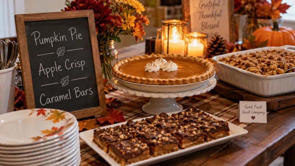 16. Dessert Table Menu Sign