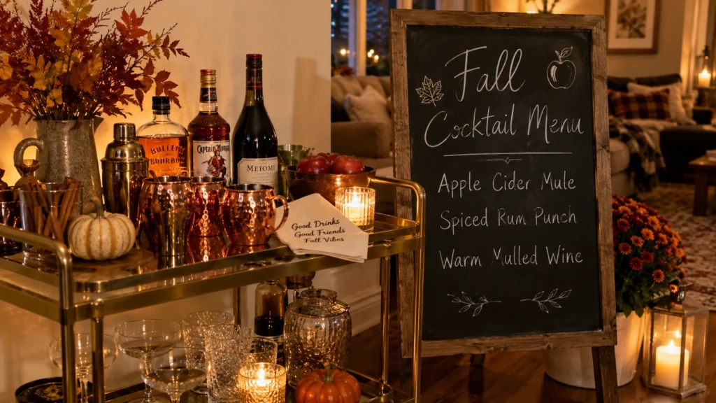 12. Fall Cocktail Menu, Board