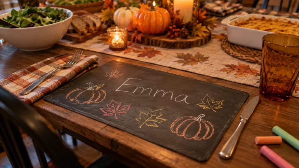 30. Chalkboard Place Mat For Kids