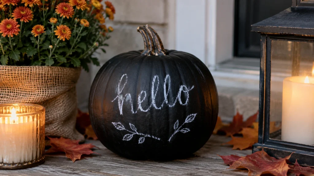 29. Chalkboard Pumpkin