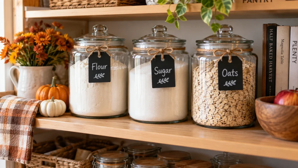 9. Pantry Label Chalkboard Tags