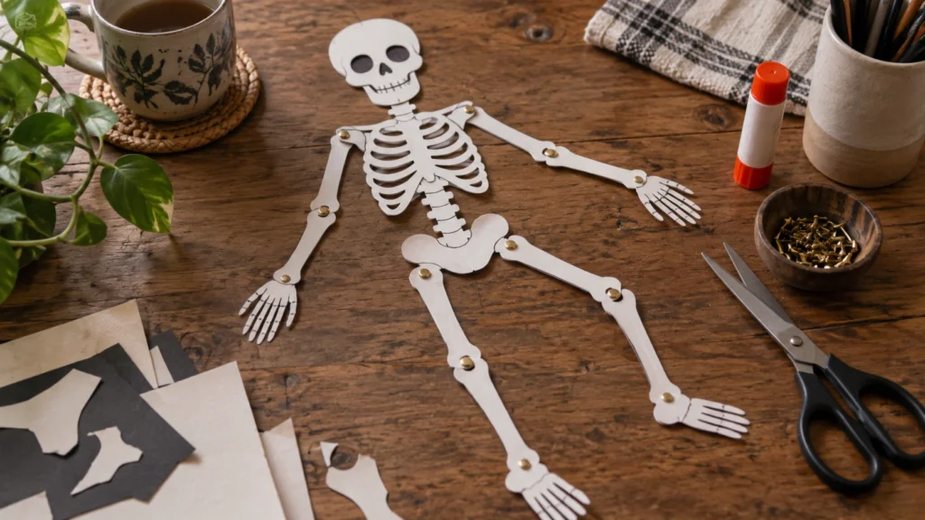 3. Paper Skeleton Puppet