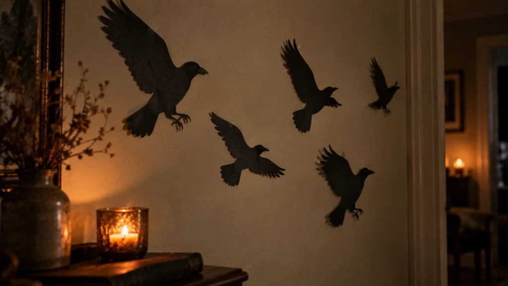 18. Paper Crow Silhouette