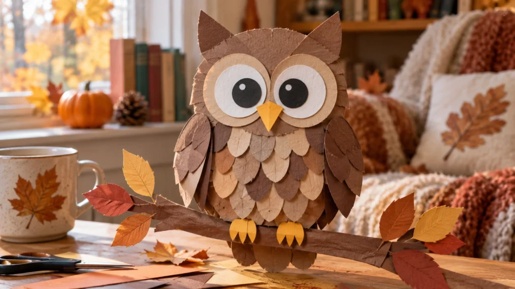 17. Paper Owl Craft