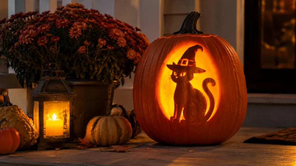 19. Cat Wearing Witch Hat