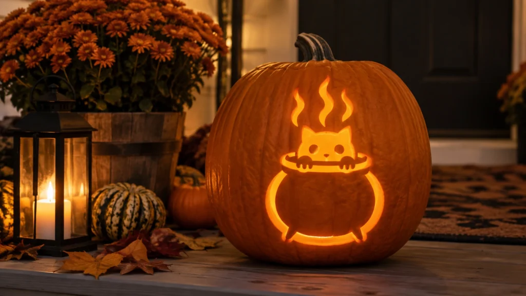 22. Cat Inside A Cauldron