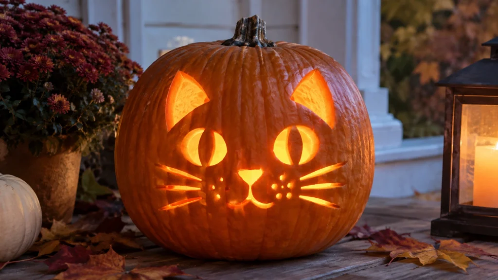3. Cat Face Front View