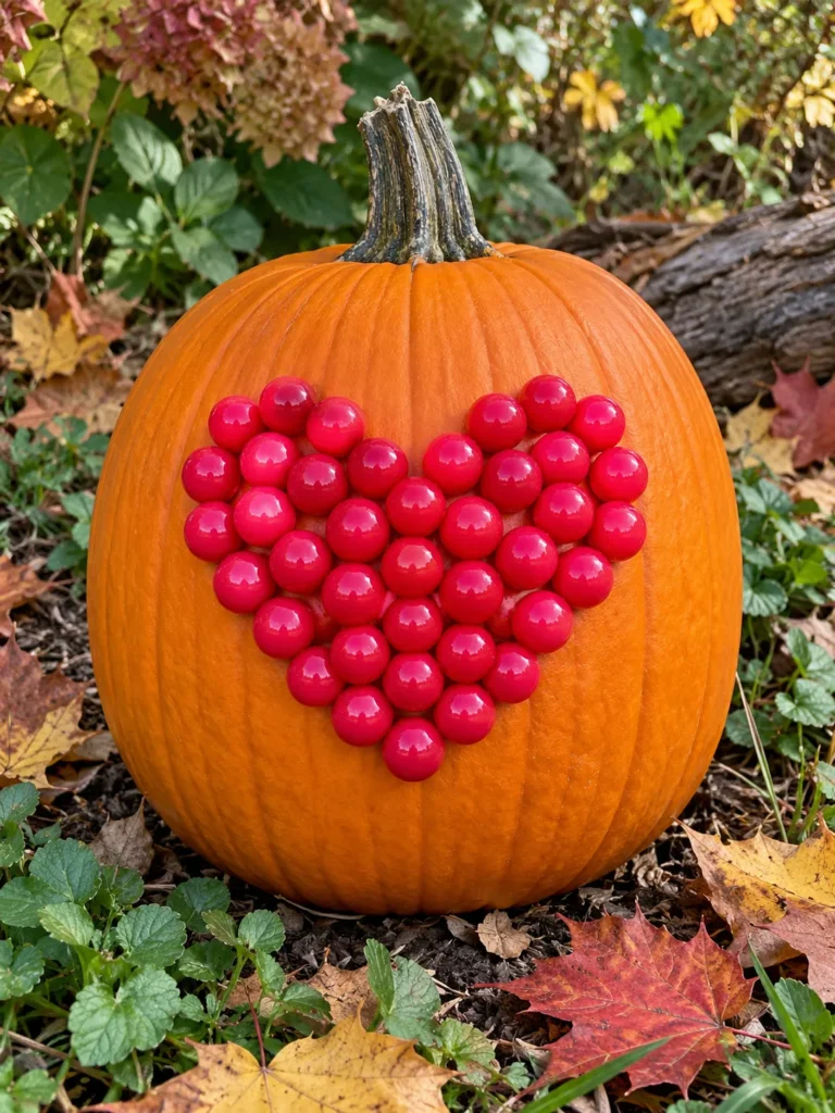 16. Gumball Heart Design