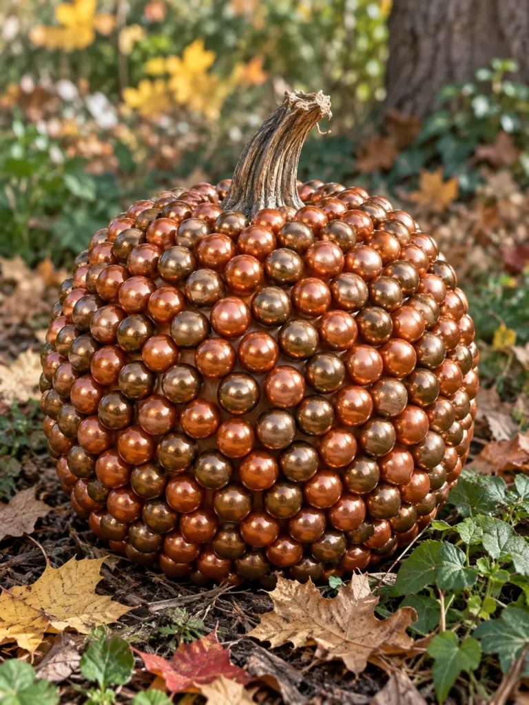 12. Copper And Bronze Pumpkin