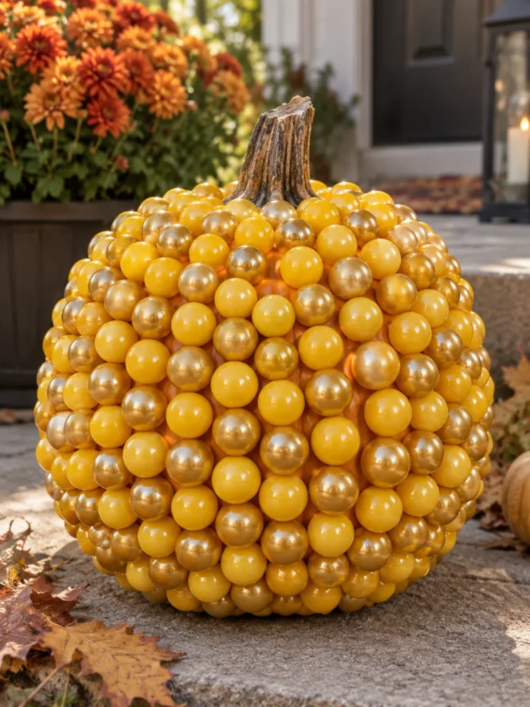 9. Harvest Gold Gumball Pumpkin