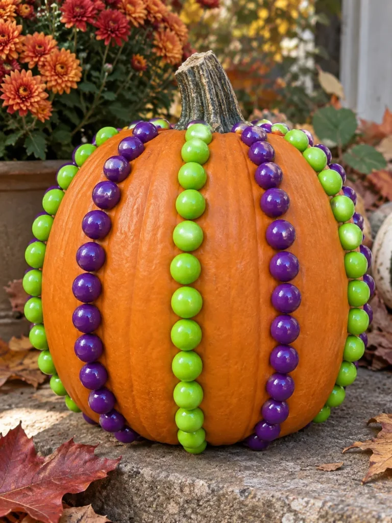 6. Gumball Stripe Pumpkin