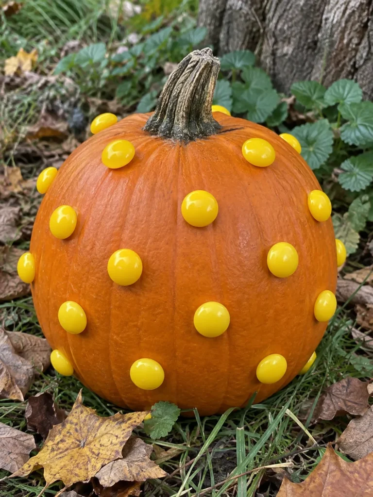 5. Gumball Polka Dot Pumpkin