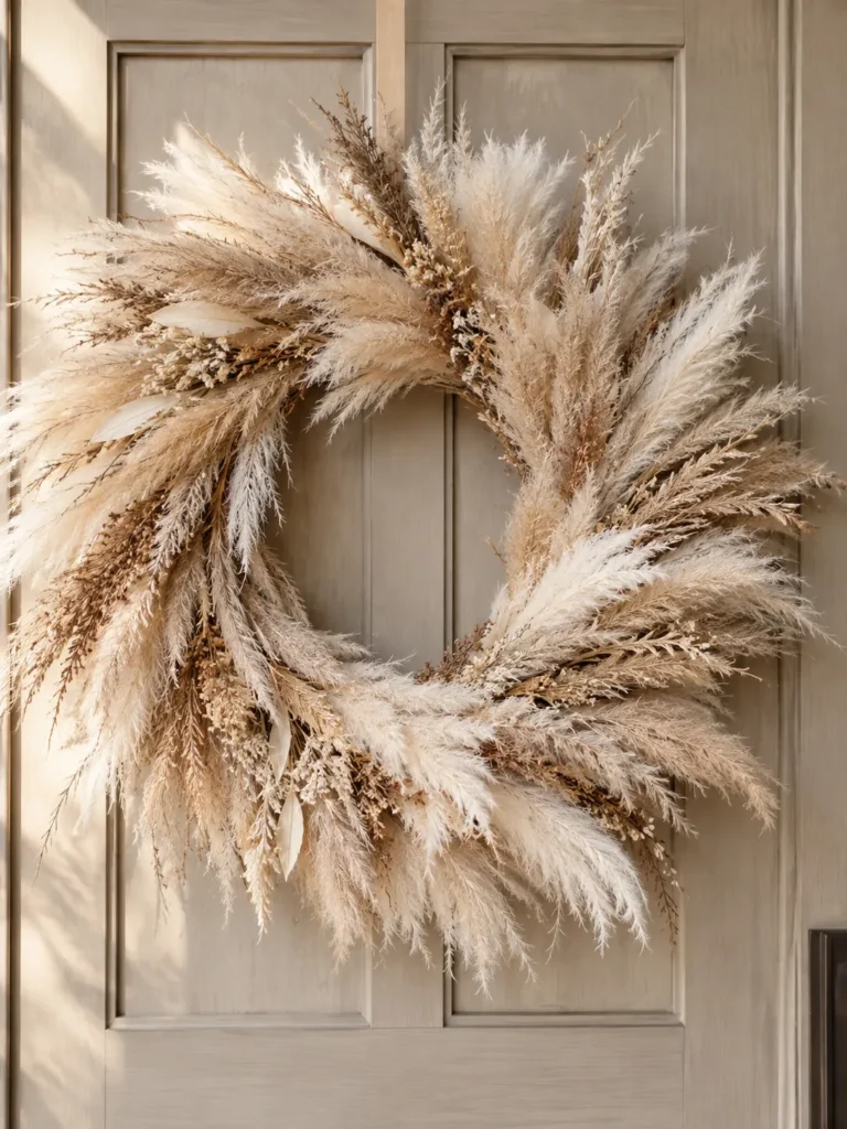 1. Pampas Grass Wreath