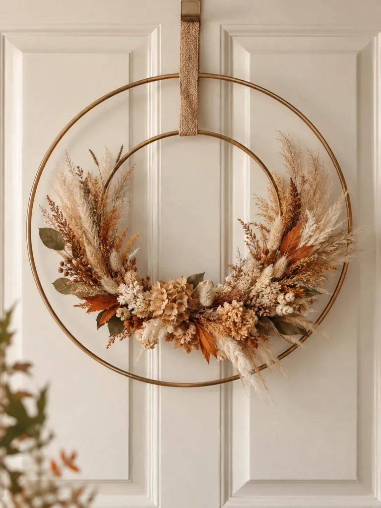 26. Layered Double Hoop Wreath