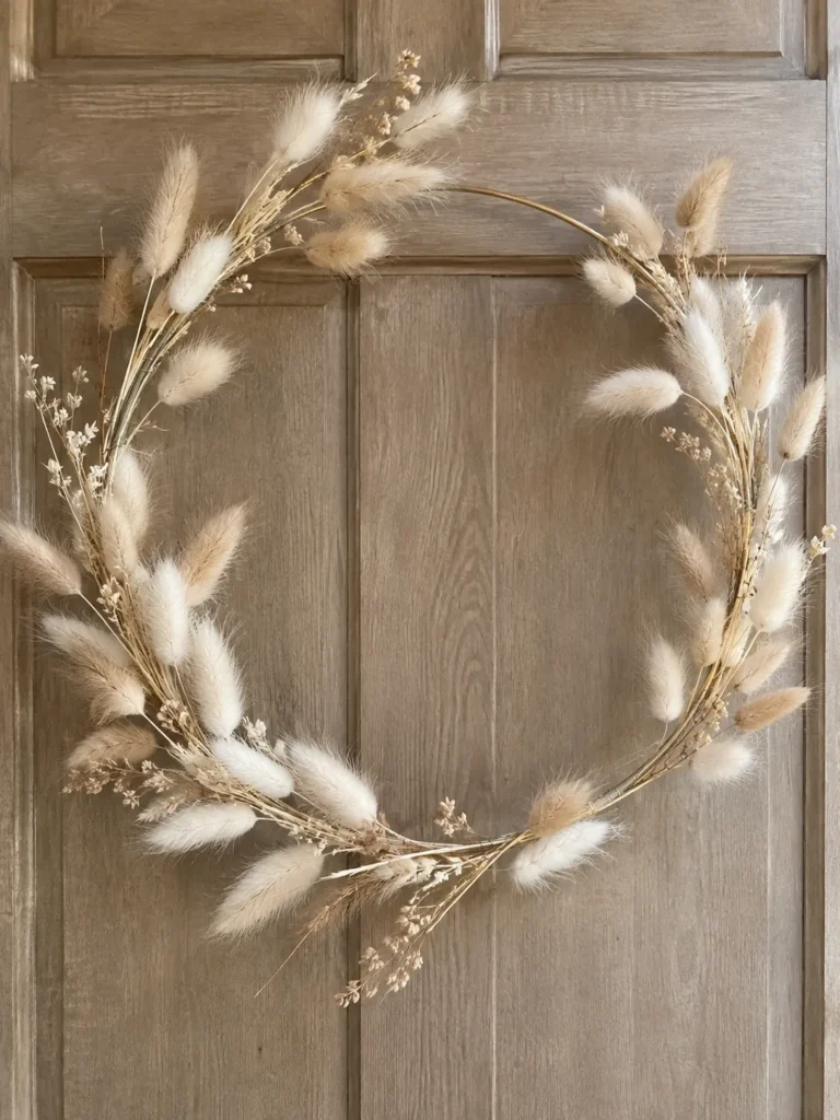 5. Bunny Tail Grass Wreath