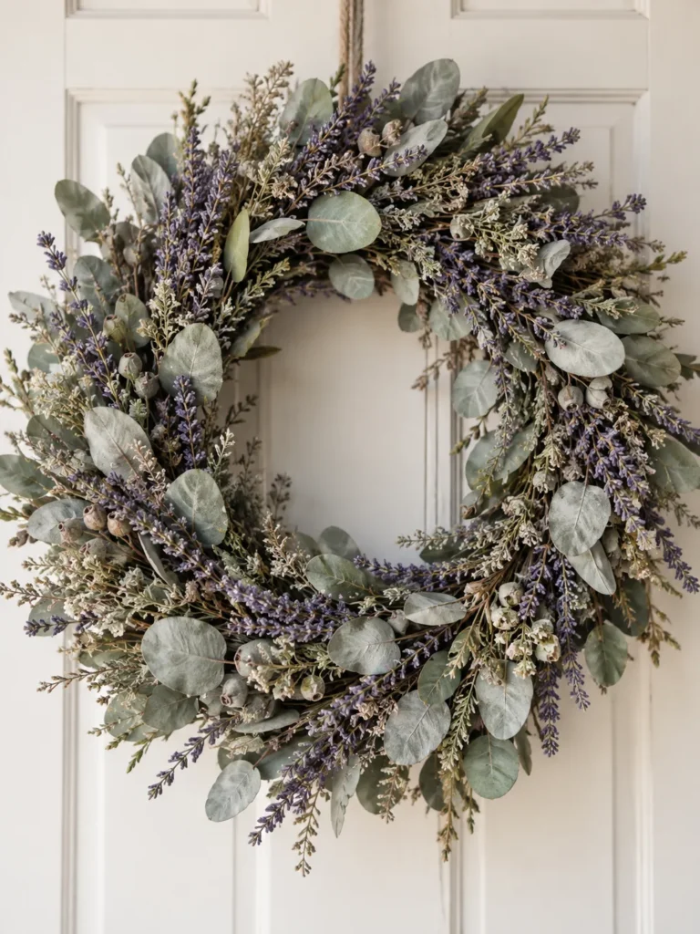 4. Lavender And Eucalyptus Wreath
