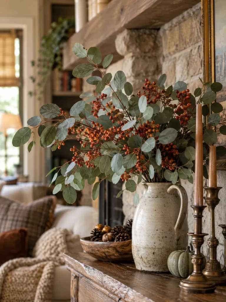 10. Eucalyptus And Berry Sprig