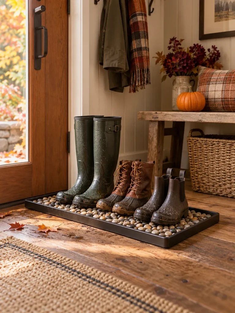 1. Boot Tray With Pebble Drainage