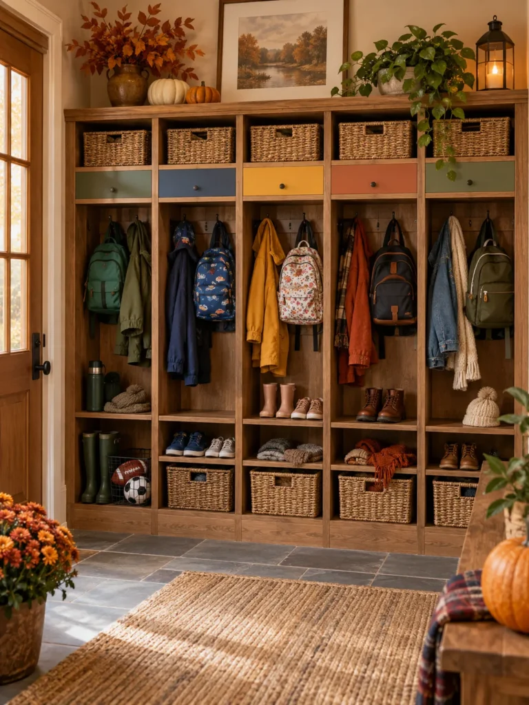 20. Labeled Family Cubby System