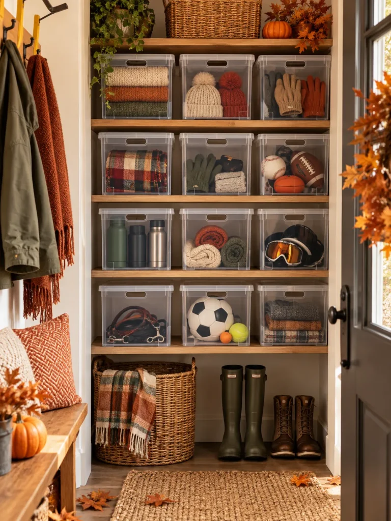 18. Stackable Storage Bins