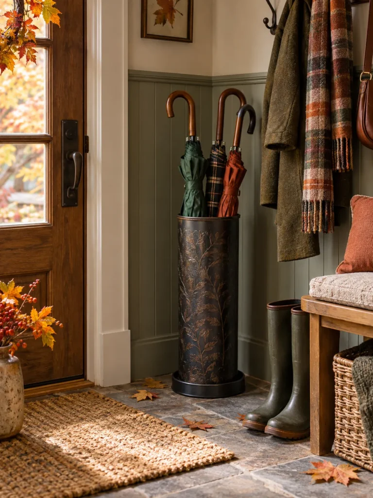 10. Umbrella Stand Corner Nook