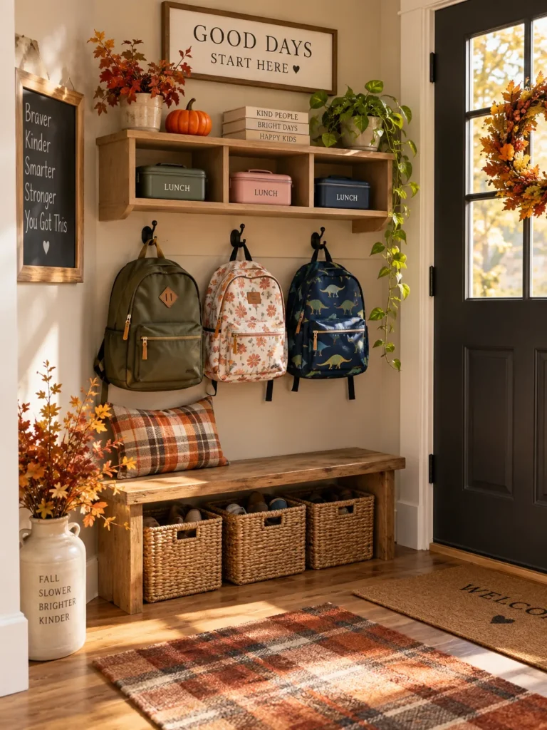 21. Backpack Hanging Station
