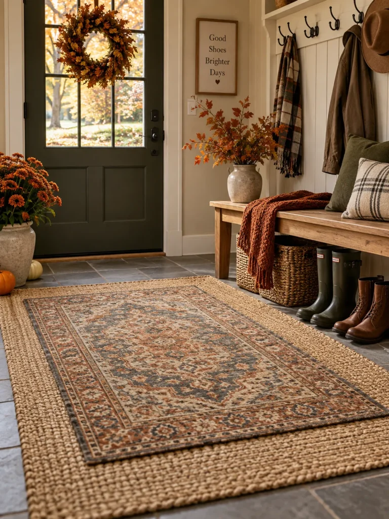 29. Layered Rug Combination