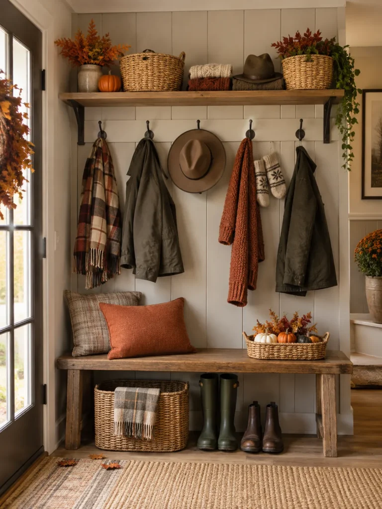 9. Open Shelf Above Hooks