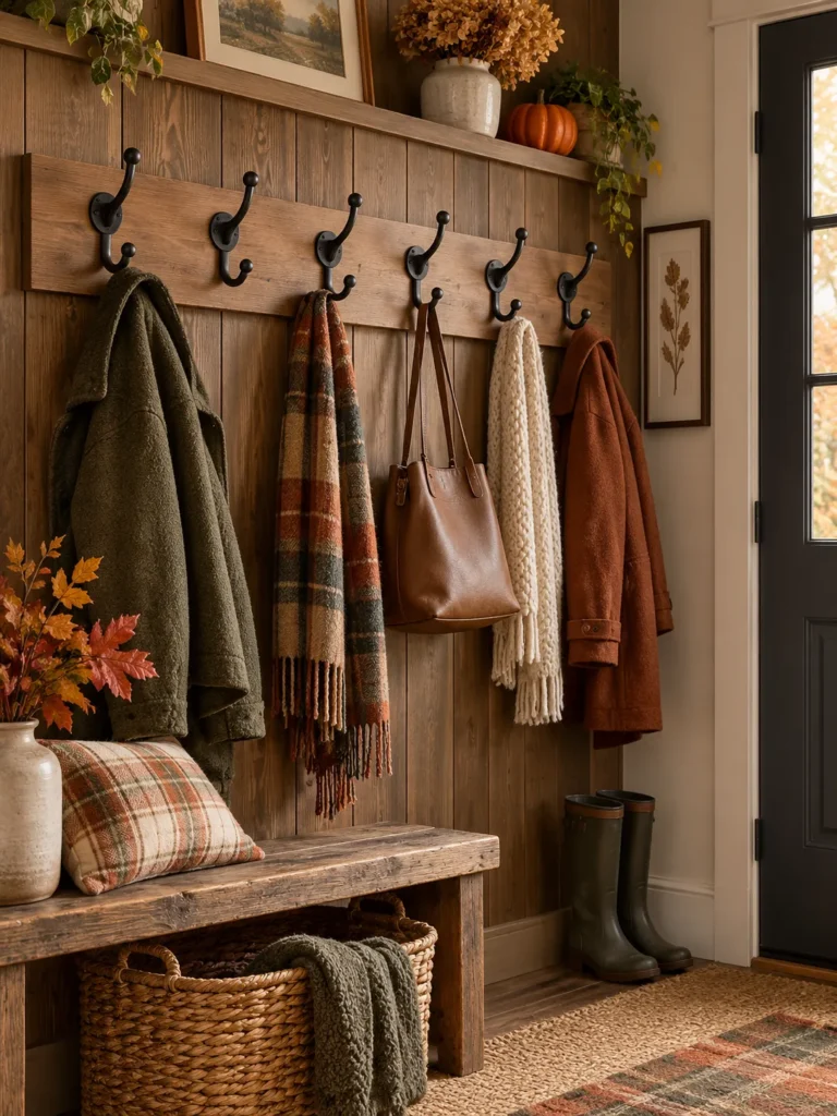 8. Double Hook Coat Rack