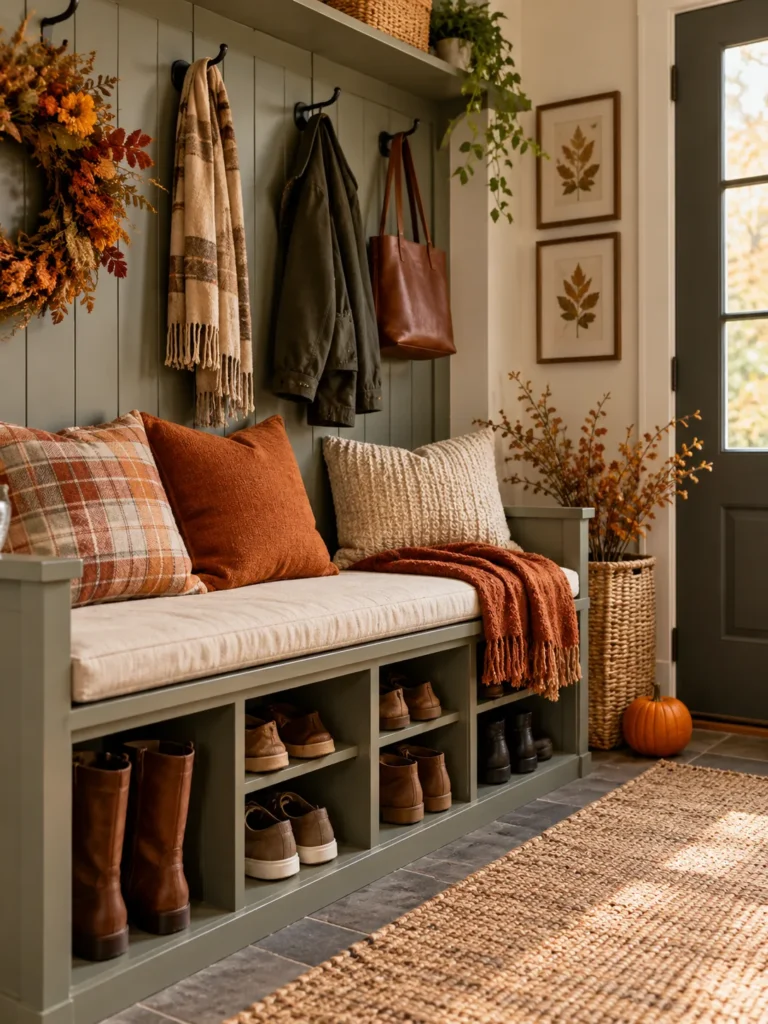 6. Bench With Under Shoe Storage